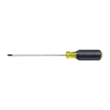 Klein Tools #2 Phillips Screwdriver, 10-Inch Round Shank