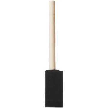 ProSource Wooden Handle Foam Brush  - 1 in.