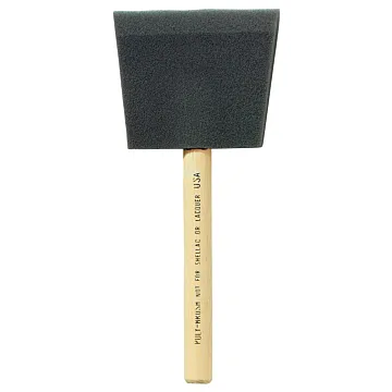 ProSource Foam Brush 3 in. Wood Handle