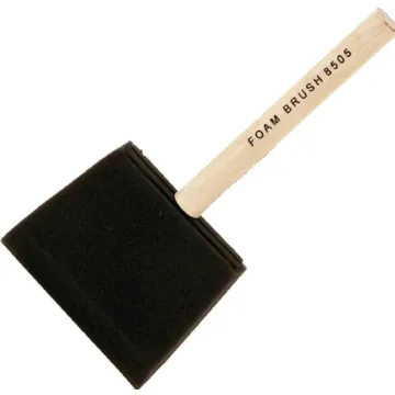 ProSource Foam Brush 4 in. Wood Handle