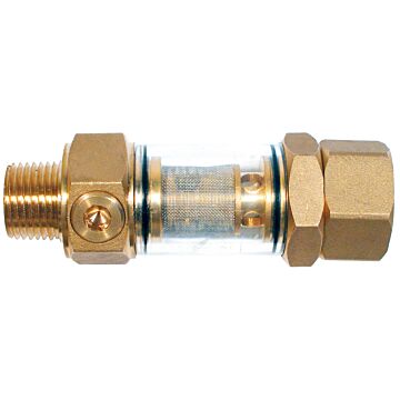 . For general purpose pressure washer use Brass 3/4 in Pressure Washer Inlet Filter