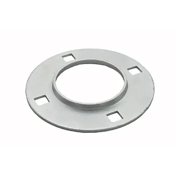 Manitou Manufacturing 1- 5/8 in 1-11/16 in 1-3/4 in 4-3/4 in Square Steel 4-Hole Flangette