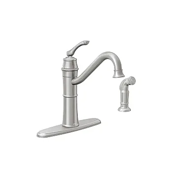Moen 87999SRS Spot Resist Stainless One-Handle High Arc Kitchen Faucet