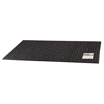 Apache Mills Carpet/Recycled Rubber Door Mat (Onyx) 24 in. x 36 in.