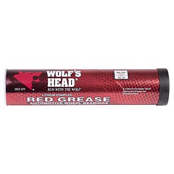 Wolfs Head Lithium Complex Red Grease - 14 oz