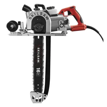 Skilsaw SPT55-11 Carpentry Chainsaw, 15 A, 120 V, 3.3 hp, 14-1/2 in Cutting Capacity, 16 in L Bar/Chain