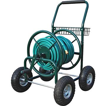 Landscapers Select Manural Crank Steel Hose Reel Cart - 250 ft Capacity