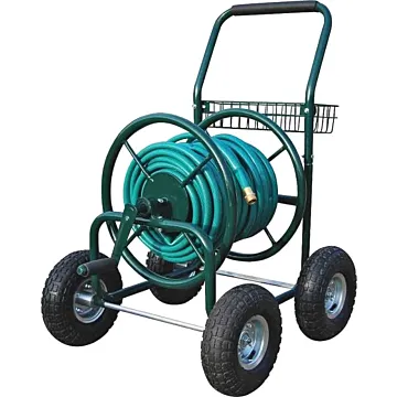 Landscapers Select Manural Crank Steel Hose Reel Cart - 250 ft Capacity