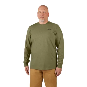 FREEFLEX™ Hybrid Long Sleeve Work Tee (Green)