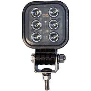 Peterson Pedestal Square Work Light w/ Stripped Leads (White) 3 in. x 3 in.