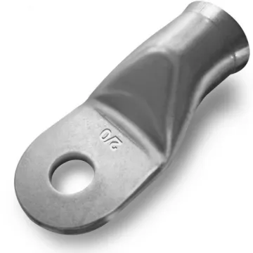 FTZ Industries 6 AWG Copper Tin Plated Non-Insulated Heavy Duty Ring Terminal Lug
