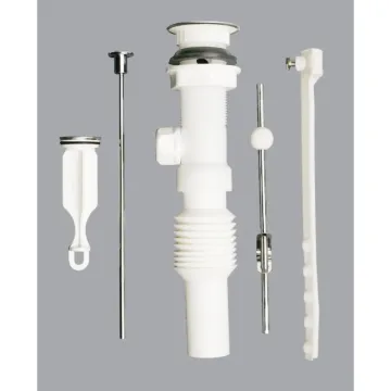 Do it Best 1-1/4 In. Chrome-Plated/Plastic Flexible Pop-Up Assembly
