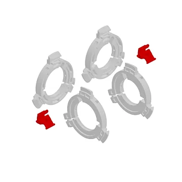 Weasler 6,AS250 series easy lock guard repair kit