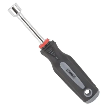 Vulcan MC-SD44 Nut Driver, 12 mm Drive, 7 in OAL, Cushion-Grip Handle, Gray and Black Handle, 3 in L Shank