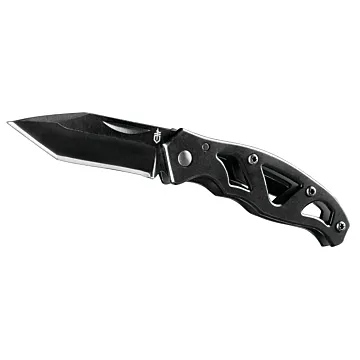 Gerber 31-001729 Folding Knife, 2.13 in L Blade, 7Cr17MoV Stainless Steel Blade, 1-Blade, Textured Handle, Black Handle