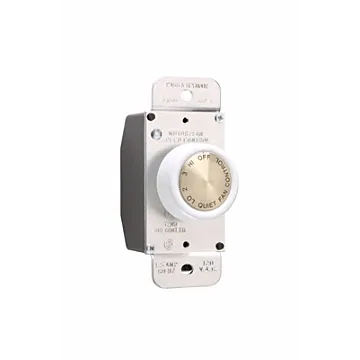 Pass & Seymour Rotary Fan Speed Control, White