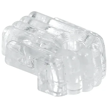 Prime-Line U9002 Mirror Clip, Acrylic, Clear, 6/PK