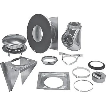 Selkirk 208622 Thru-the-Wall Support Kit, Stainless Steel