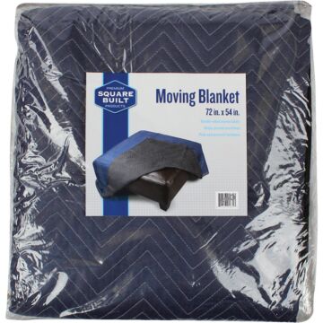 Square Built Moving Blanket (Blue) 72 in. x 80 in.