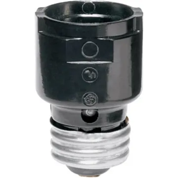 Pass & Seymour Legrand 004-2006 Light Socket Extender, Black