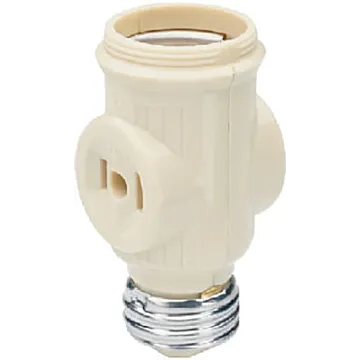 Pass & Seymour Legrand 1403ICC10 Keyless Lamp Holder, 660 W, Ivory