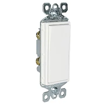 Pass & Seymour Legrand radiant TM870WSLCC10 Paddle Switch with Locator Light, 15 A, 120/277 VAC, White