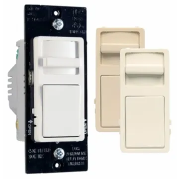 Pass & Seymour Legrand Wide Slide WSCL453PTCCCV4 Slide Dimmer, 120 V, CFL, LED Lamp, 3-Way