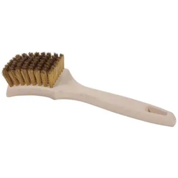 Magnolia Brush Brass Tire Cleaning Brush