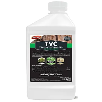 Martin's 82004985 Total Vegetation Control, Liquid, Light Amber, 1 qt Bottle