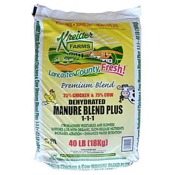 Kreider Farms 99990040 40 lb Composted Manure Blend Plus