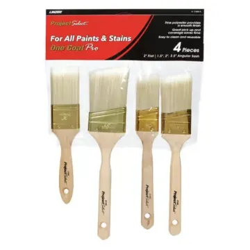 Linzer Project Select One Coat Pro Paint Brush Set (4 pc)