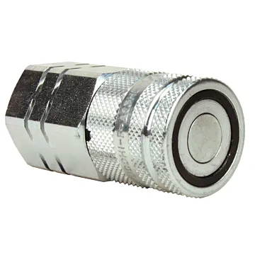 Stucchi USA 1/2 in FNPT Carbon Steel Quick Connect Flat Face Coupling