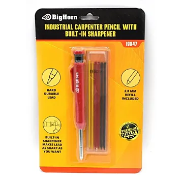 American General Tools Mch Carpenter Pencil w/ Sharpner