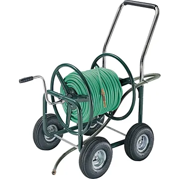 AMES Steel Cushion-Grip Handle Hose Wagon - 400 ft Capacity