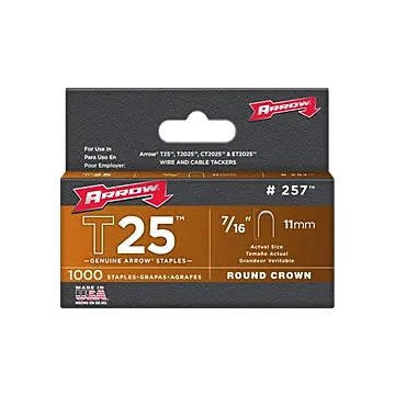 Arrow Fastener T25 Staples - #257 (7/16")