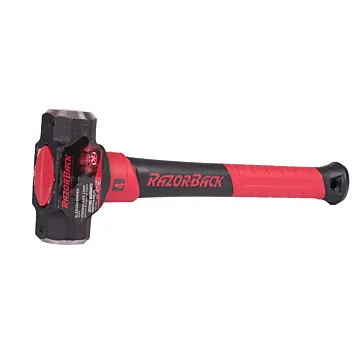 Razor-Back 4 lb Forged Steel Fiberglass Engineer Hammer