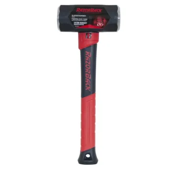 Razor-Back 8 lb Forged Steel Fiberglass Engineer Hammer