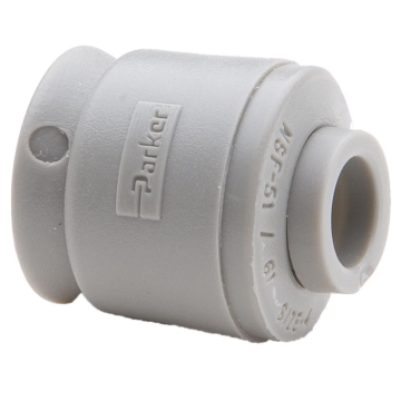 Parker Hannifin Push to Connect Acetal Cap (Gray) 1/4 in.