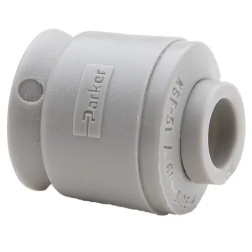 Parker Hannifin Push to Connect Acetal Cap (Gray) 1/4 in.