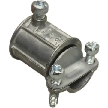 Arlington Industries Combination coupling. 1/2" EMT to non metallic sheet cable. Zinc Die-cast. Trade Size 1/2". Cable Range .250 to .612