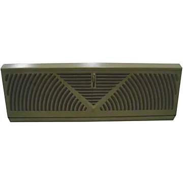 161 cfm 15 in 4-1/2 in One-Way Airflow Baseboard Register