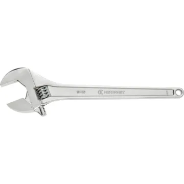 Crescent 18" Chrome Finish, Tapered Handle, Adjustable Wrench