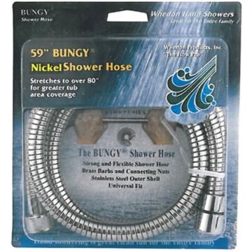 Whedon Products SS Extendable Shower Hose - 59 in. to 82 in.