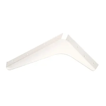 A & M Hardware 12 in 18 in White Shelf Bracket