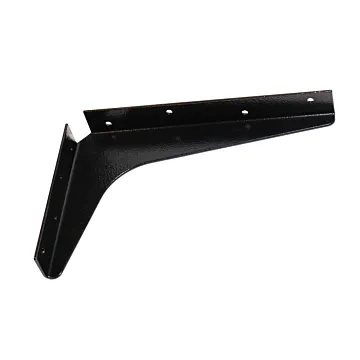 A & M Hardware 29 in 35 in Black Shelf Bracket