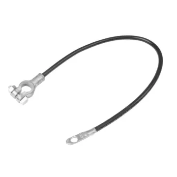 EAST PENN -4Ga. Battery Cable (Black) 12 in.