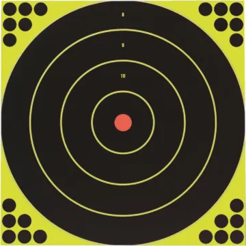 Birchwood Casey Shoot-N-C Sighting Adhesive Paper Bulls-Eye Target (5pk) 12 in.
