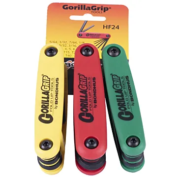 Bondhus 24 Pieces Hex ProGuard™ Fold-Up Tool
