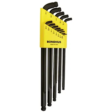 Bondhus Metric 0.05-33/8 in Extra Length Stubby Double Ball End Set