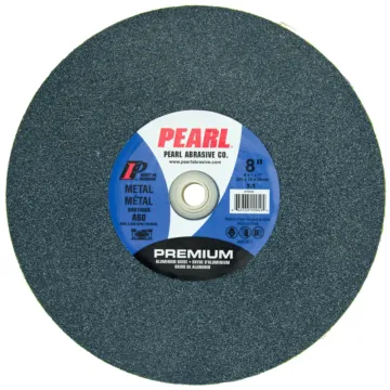 Pearl Abrasives Premium Aluminum Oxide Bench Grinding Wheel 8 x 1 x 1 A60 BA810060